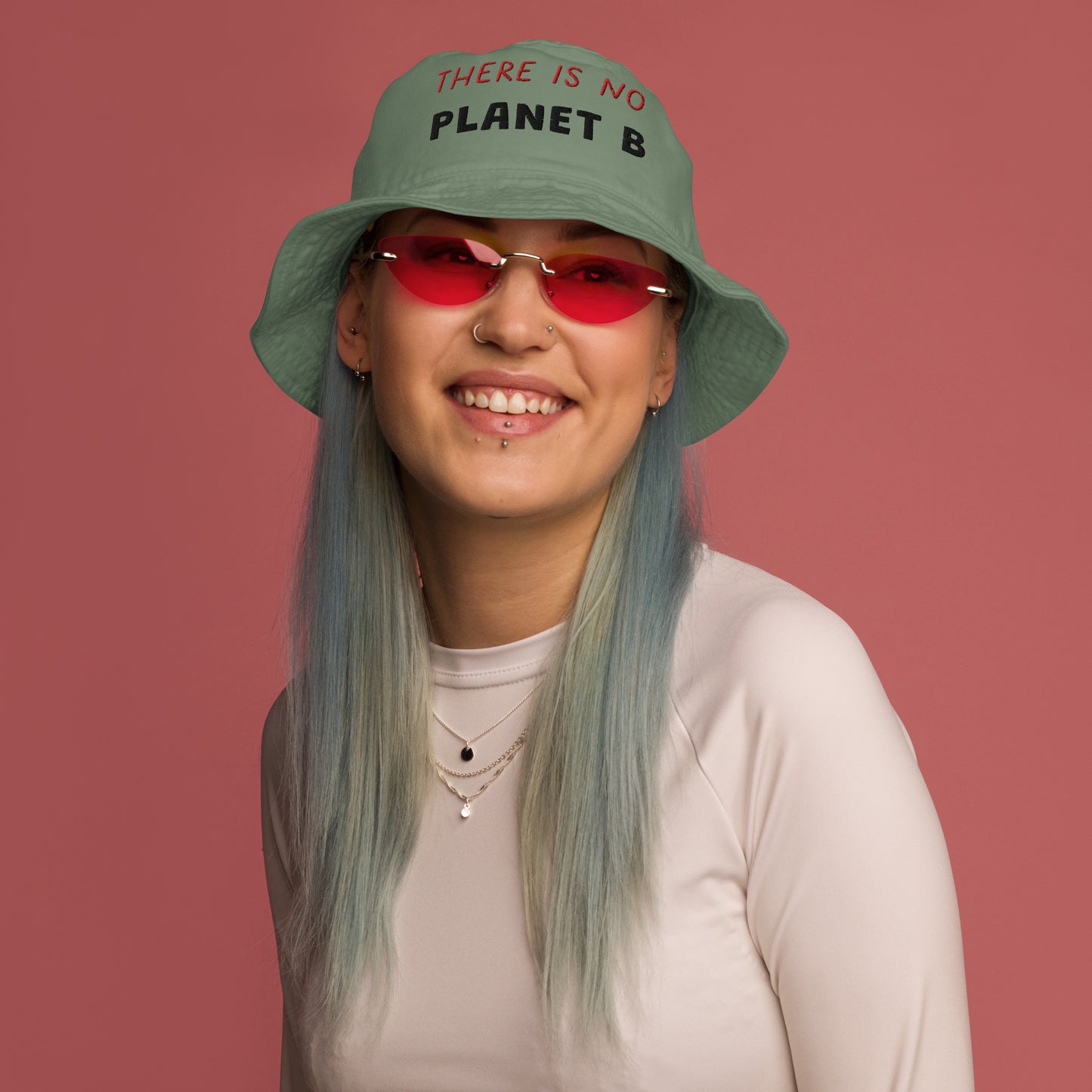 Organic bucket hat- No planet B