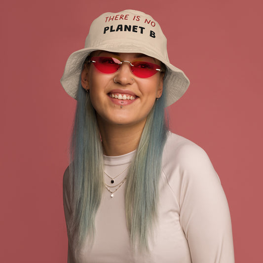 Organic bucket hat- No planet B