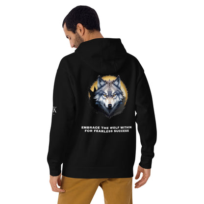 Unisex Hoodie, Embrace the Wolf