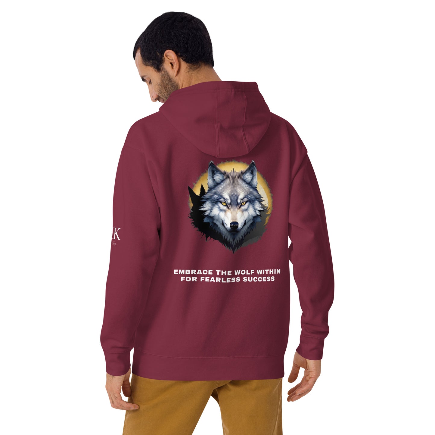 Unisex Hoodie, Embrace the Wolf