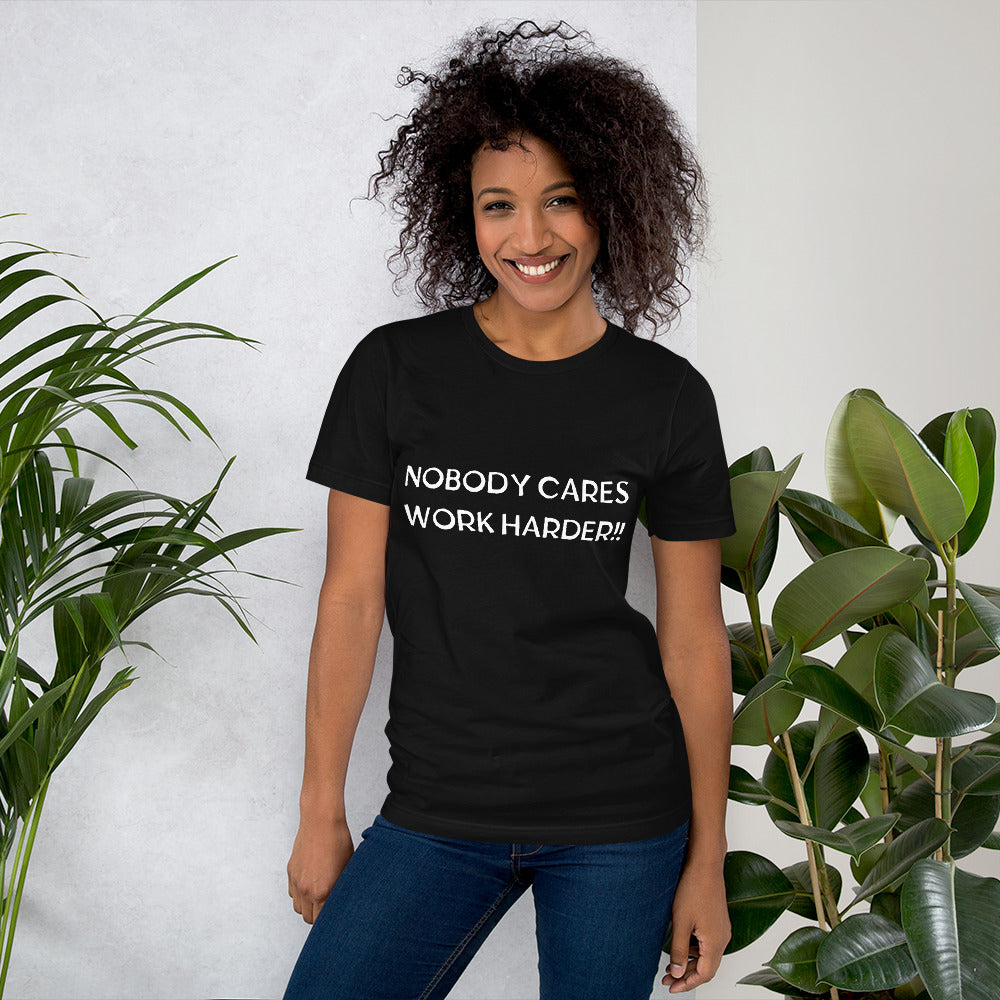 Unisex t-shirt NOBODY CARES